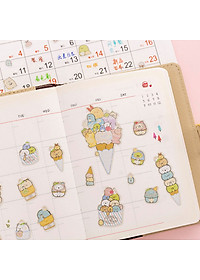 Sổ Tay Sticker Nhãn Dán Trang Trí Nhật Ký Kế Hoạch Kawaii Nhật Bản