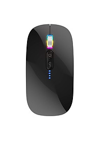 Chuột không dây HXSJ M103B wireless Bluetooth tự sạc pin siêu mỏng không gây tiếng ồn chuyên dùng cho Máy tính, pc, Laptop, Tivi  - Hàng chính hãng