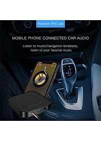 ROGTZ - Thiết bị thu phát Bluetooth 5.0 2 trong 1 BT-13 Kết nối âm thanh không dây Kết nôi đa dạng Android/IOS/Tablet/PC/Laptop/CD/Mp3-Player Ổn định Âm thanh mượt mà Cổng 3.5mm Pin 200mAh/3.7V Khoảng cách 10m Dải tần 2.402GHz - 2.480GHz Hàng Chính Hãng