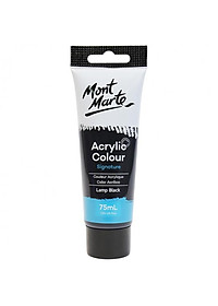 Màu Acrylic Mont Marte 75 ML MSCH7532 - Màu Lamp Black