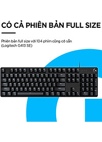 Bàn phím cơ game Logitech G413 TKL SE / G413 SE Full Size - Hàng chính hãng