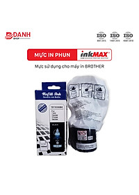 Bộ 4 màu - Mực nước inkMAX / Mực màu inkMAX dùng cho máy in phun Brother T300, T310,T500, T510W, T700, T710W, T810W, T910W, T4000, T4500DW