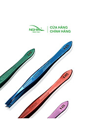 Nhíp Inox Đầu Xéo Nhổ Lông Mày Cao Cấp Kềm Nghĩa N.425