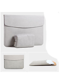 BAO DA, TÚI DA, CẶP DA CHỐNG SỐC CHO MACBOOK, LAPTOP, SURFACE KÈM VÍ ĐỰNG PHỤ KIỆN CHỐNG NƯỚC