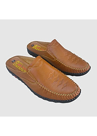 Dép Bít Mũi Nam HÀ NAM Da Bò Thật Cao Cấp GSB20124