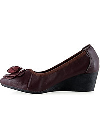 Giày Nữ Da Bò 5 Phân Huy Hoàng HT7943 - Nâu Đất