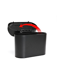 Thùng Rác Mini Cho Xe ô Tô màu đen sang trọng nhỏ gọn thông minh tiện lợi thùng rác VP
