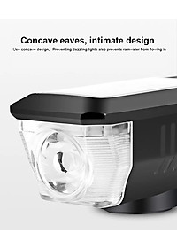 Năng Lượng Mặt Trời Đa Năng Đèn Xe Đạp Có Thể Sạc Qua USB Đèn Pha Xe Đạp Đèn Led Chống Nước Đèn Xe Đạp 3 Chế Độ LED Mountain Đèn Trước Xe Đạp Với 5 Chế Độ 120dB Còi Xe Đạp - Hàng Chính Hãng dododios