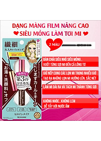 Mascara Chuốt Mi Chống Trôi Giúp Chuốt Tơi Và Dày Rậm Làn Mi Mỏng Màu Nâu Kissme Heroine Make (4.5 G)