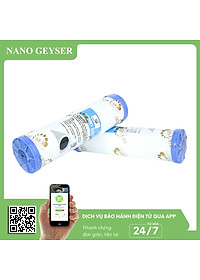 Lõi lọc nước số 1 máy NANO, Lõi PP.2IN1.GAC Nano Geyser, Dùng cho các dòng máy lọc nước NANO, UF, Geyser Eco, Ecotar, TK - Hàng Chính Hãng