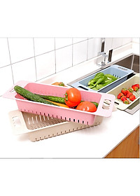 Rổ nhựa gác bồn rửa chén rút gọn