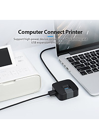 Bộ chia 4 cổng USB 3.0 Vention CHBBD - Hàng Chính Hãng