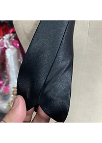 Cà vạt nam nữ bản nhỏ 6cm x36 cm - cà vạt thắt sẵn dây thun Việt nam sản xuất