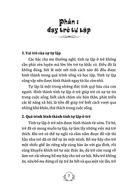 Kỹ Năng Giúp Trẻ Tự Lập