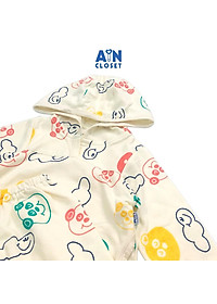 Bộ quần áo dài có nón unisex họa tiết Gấu trúc trắng thun da cá - AICDBTMLACHF - AIN Closet