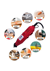 Máy mài khoan, mài khuôn SKY GT211| Khoan - cắt - mài đa năng - máy làm lũa - điêu khắc | Công suất 360W - Đầu mũi 3 ly, điều chỉnh tốc độ 6 cấp | Bộ phụ kiện 100 chi tiết | Bảo hành 3 tháng