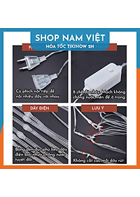 Nơi bán [Nguồn 220V] Đèn Led Đom Đóm Hạt Gạo Chống Nước Trang Trí Ngoài Trời, 8 Chế Độ Nháy