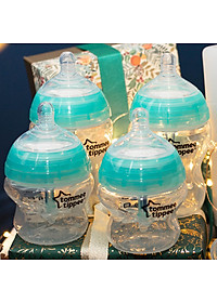 Núm ty silicon thay bình sữa Tommee Tippee Advanced Anti-Colic Medium Flow 3-6 tháng (vỉ đôi, tách lẻ)