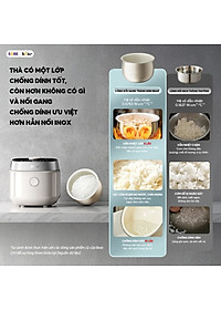 Nồi cơm điện 1,5L Bear DFB-J40Q5 (RC-4H40Y) Hàng Chính Hãng