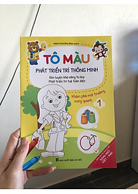 Bộ 8 cuốn Tô Màu Phát Triển Trí Thông Minh Dành Cho Bé 2-6 tuổi Song Ngữ Việt Anh Rèn Luyện Khả Năng Tư Duy Phát Triển Trí Tuệ Toàn Diện