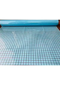 5m  decal dán kính ô vuông xanh dương DK26(50x500cm)