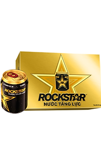 Thùng 24 Lon Nước Tăng Lực Rockstar (250ml/ lon)