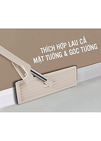  Cây Lau Nhà Tự Vắt Phẳng Thông Minh Spin Mop Xoay 360 Độ_ Tặng Kèm Hai Bông Lau