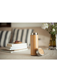 Bình giữ nhiệt vỏ tre 350/450ml (Quà tặng sinh nhật, Doanh nghiệp...)
