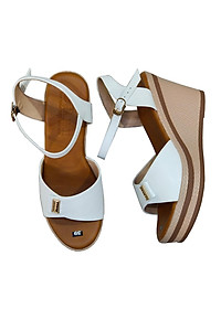 Giày Sandal Nữ Đế Xuồng HÀ NAM Da Bò Thật Thời Trang Cao Cấp 9cm DNU2144