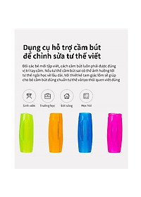 Dụng cụ hỗ trợ cầm nắm bút cho học sinh Deli - vỉ 4 chiếc - 507