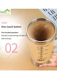 CỐC KHUẤY TỰ ĐỘNG PHA SỮA, CAFE, BỘT PROTEIN… THAY CỐC LẮC CỐC TRỘN "BAHAMAR" Sử dụng đơn giản, chỉ cần nhấn nút nguồn trên động cơ để trộn, thêm bột và chờ 30 giây.