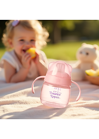 Bình tập uống nước có vòi mút chống tràn, chống sặc Tommee Tippee Soft Spout, 150ml, cho bé từ 4 tháng – Xanh
