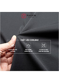 Bộ Quần Áo Thể Thao Nam FASVIN TS24625+Q25475.HN Hàng Nhà Máy Chất Liệu Mềm Mại Phom Dáng Đẹp