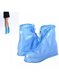 Ủng bọc giày đi mưa chất liệu nhựa dẻo siêu bền đẹp chống trơn trượt - xanh