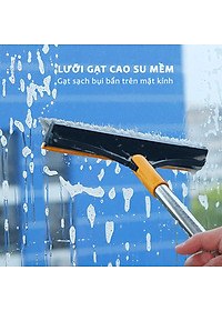 Cây chổi cọ sàn nhà vệ sinh dododios-S1 thông minh, bàn chải chà sàn nhà tắm và gạt nước đa năng cao cấp cán nhôm - Hàng chính hãng dododios