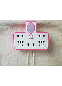 Bộ chia ổ điện 2 cổng USB có đèn led - Bộ chia tách ổ điện - Hàng chính hãng