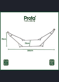 Bộ khung võng xếp sắt sơn tĩnh điện cao cấp Prota