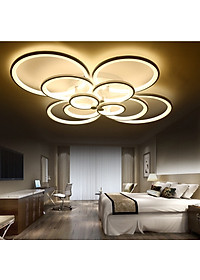 Đèn trang trí - đèn trần LED 8 cánh 3 chế độ ánh sáng có điều khiển từ xa tăng giảm LIGHTING