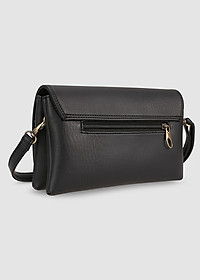 Túi đeo chéo nữ thanh lịch IDIGO FB2 - 380, túi xách cầm tay dáng chữ nhật nắp gập