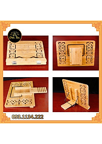 Kệ đọc kinh giá đỡ sách bằng tre size 29x39cm