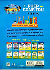 Sách Thiên Tài Toán Học (5 - 6 Tuổi) - Phép Cộng Trừ Từ 1- 10