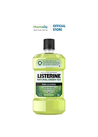 Nước súc miệng Listerine ngừa sâu răng hương trà xanh Mouthwash Natural Green Tea (750ml)