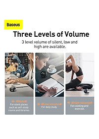 Đồng Hồ Hẹn Giờ Đếm Ngược Để Bàn Treo Tường Có Âm Thanh Heyo Rotation Countdown Timer Pro - Hàng Chính Hãng Baseus