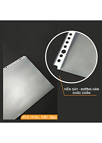 Bìa Lỗ (Túi Sơ Mi) A4, AO+, Dày 0.06 mm, 30 lỗ (Xấp 20/50 Cái)