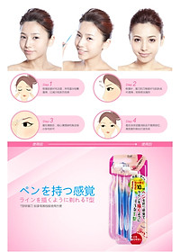 Set 03 chiếc dao cạo, tỉa lông mày đa năng Kai Petite - Hàng nội địa Nhật Bản