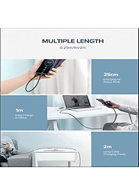 Cáp USB Type C to USB 2.0 Ugreen 60118 dài 2m chính hãng cao cấp