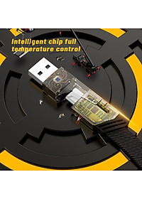 Cáp Sạc 4 Trong 1 đa năng dài 1 mét - công suất 65W, dùng cho nhiều dòng điện thoại 