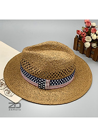 Mũ Rơm, Nón Phớt Cói Rộng Vành Nam Nữ Cao Cấp MP047