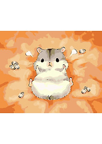 Mua Tranh Tô Màu Theo Số Sơn Dầu Số Hóa Con Chuột Hamster Dễ Thương | Tiki