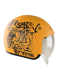 Nón bảo hiểm 3/4 (Openface) M139 Tem V7 Vàng